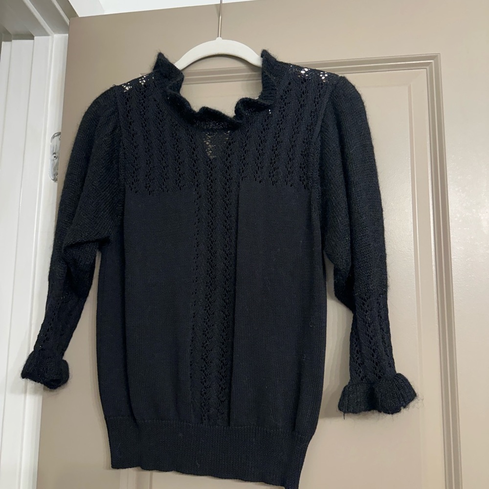 Rouje Black Knit Sweater - Picture 2 of 4
